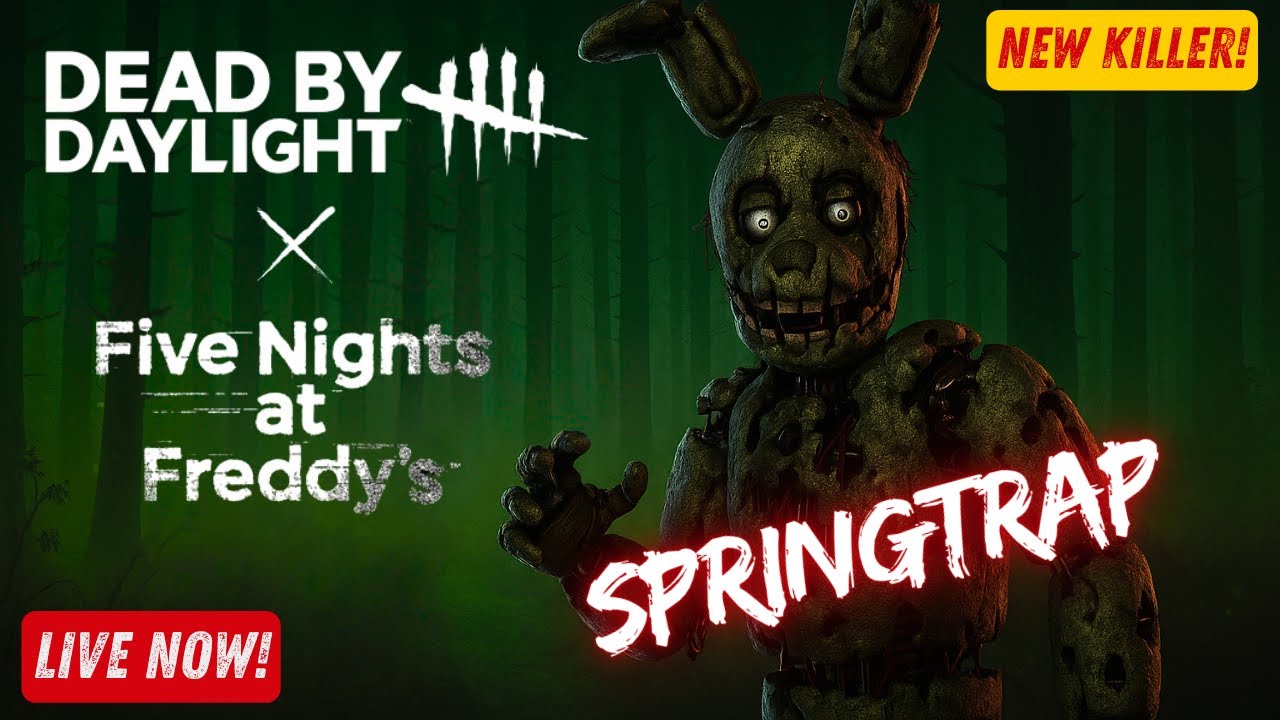 🔴 LIVE: SPRINGTRAP Joins the Fog! 💀 Five Nights Meets Dead by Daylight ...