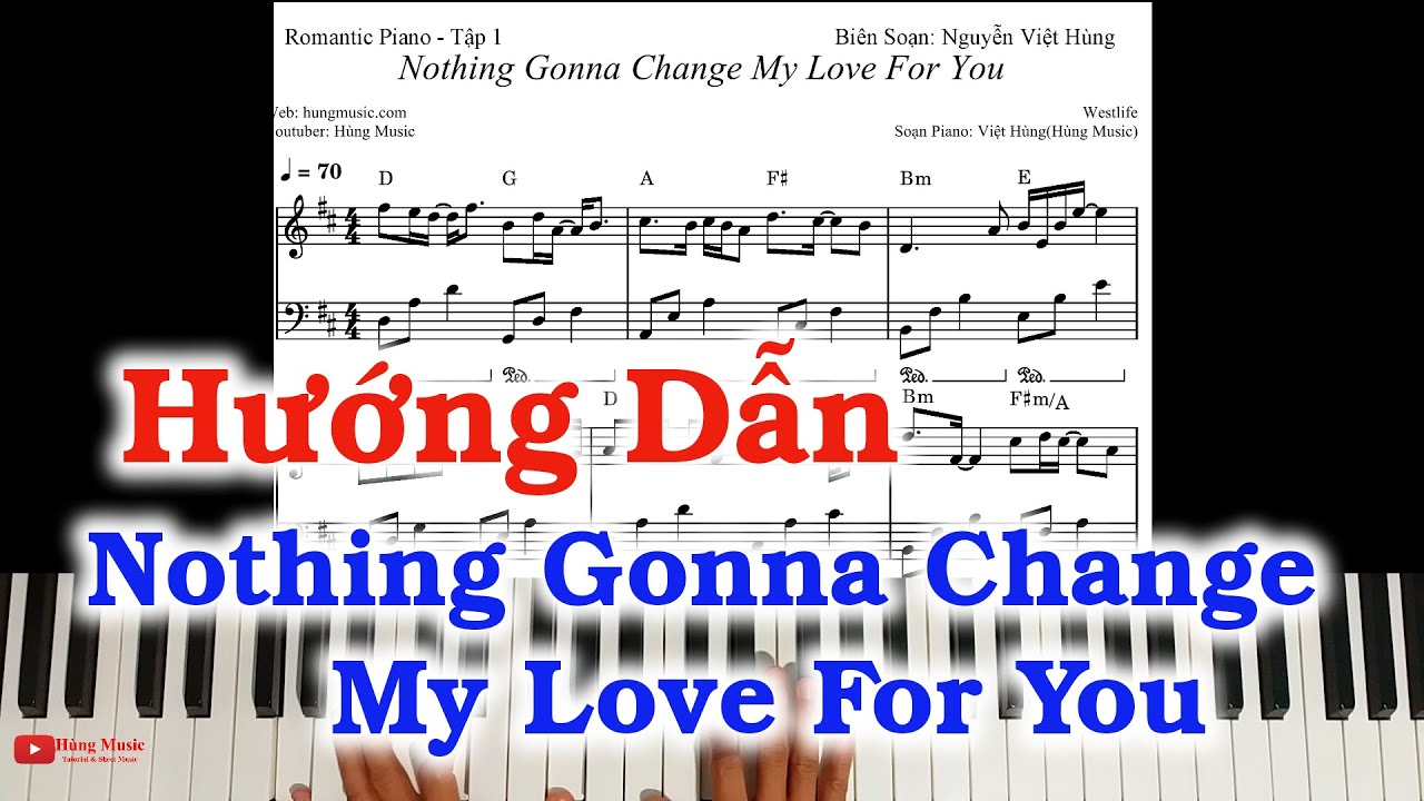 Piosenka Nothing Gonna Change My Love For You Hướng Dẫn Nothing's Gonna Change My Love for You Piano - Thầy Hùng