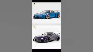 Honda NSX vs Mazda RX7