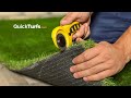 How To Install Artificial Grass On Soil | QuickTurfs.com