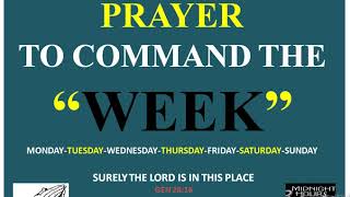 Prayer To Command The Week - Owolabi Onaola