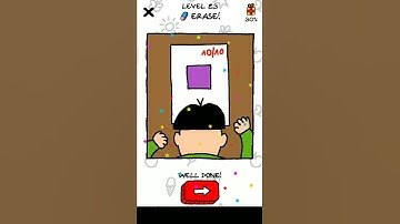 just Draw erase level 23 Gameplay Solution Walkthrough