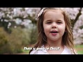 Peace in christby 5 year old claire ryann crosby and her fatherdavewith lyrics 10000 reasons