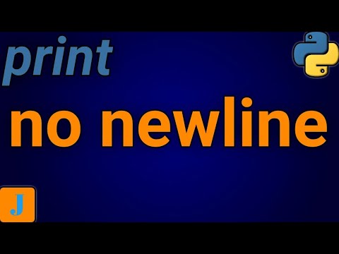 Python Print Without Newline