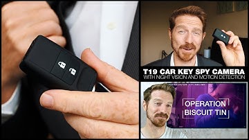 T19 Car Key Hidden Spy Camera with Motion Detection & Night Vision