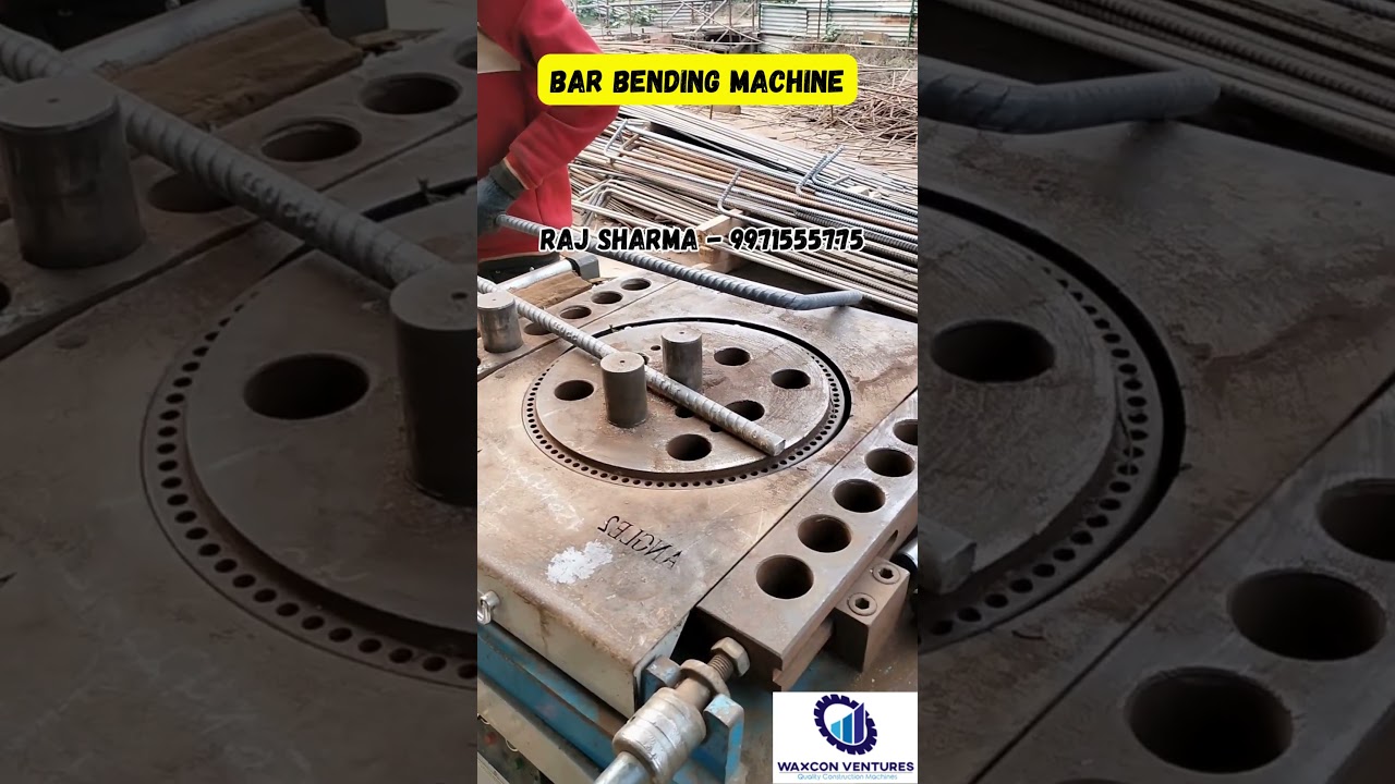 Bar Bending Machine GW40 Model | 6-32mm Capacity | Heavy Duty Steel Rod Bending Machine - 9971555775