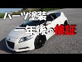 【CR-Z】報告「パーツ塗装の１年後」
