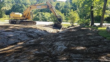 Engcon Tiltrotator Grading Drainage Ditch Timelapse