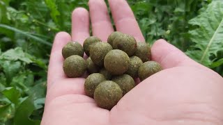 Reteta de boilies - PELLETBOILIES solubil green betain + capsuna