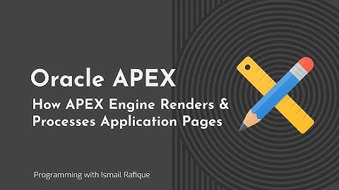3.1 - Oracle APEX | How APEX Engine Renders & Processes Application Pages - Urdu/Hindi