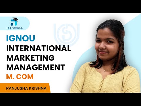 International Marketing Management | M. Com | Learnwise | IGNOU Malayalam