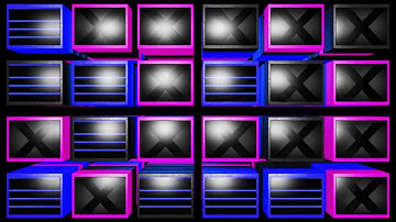 Free HD VJ Loop Animation - 3D Video Cubes