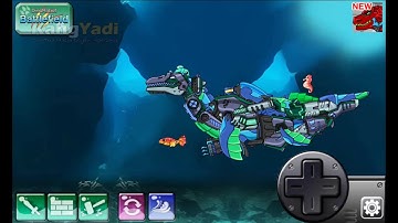 Dino Robot Transformer Mosa Plesio Mosasaurus Base