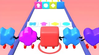 Merge Shapes NEW GAME - Gameplay Walkthrough - Episode 1 - All Levels - Tutorial, Shape Race screenshot 3