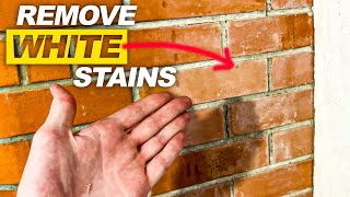Clean White Stains Off Brick