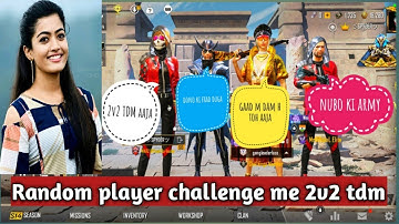 😠Random player BINOD call me NOOB and challenge me 2v2 tdm match |redmi note 8 Pro|#pubgRXgaming