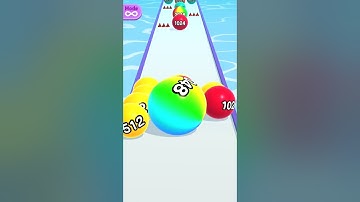 Ball Run 2048 New Update #androidgame #iosgameplay #shorts