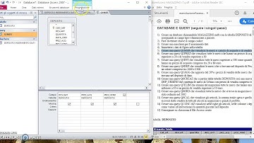 ESERCITAZIONE ACCESS PARTE 1