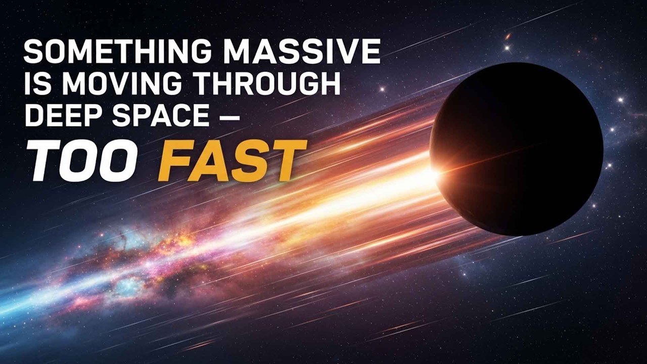 Something Massive Is Moving Through Deep Space — Too Fast