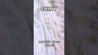 SHINY Metallic Linen Fabric #shorts #shiny #linenfabric