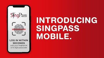 Introducing SingPass Mobile. Say goodbye to passwords and tokens!
