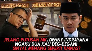 AHEAD OF CONSTITUTIONAL COURT RULING, DENNY INDRAYANA ADMITS HE'S DOUBLY NERVOUS! A SIGN OF VICTO...