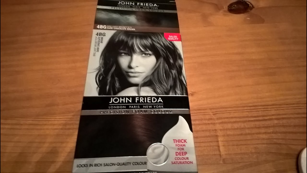 Dark Chocolate Brown John Frieda Precision Foam Colour Review