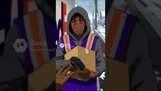 Man-Man trying to train Ben at FedEx #comedy #funny #viral #cartoon #laugh