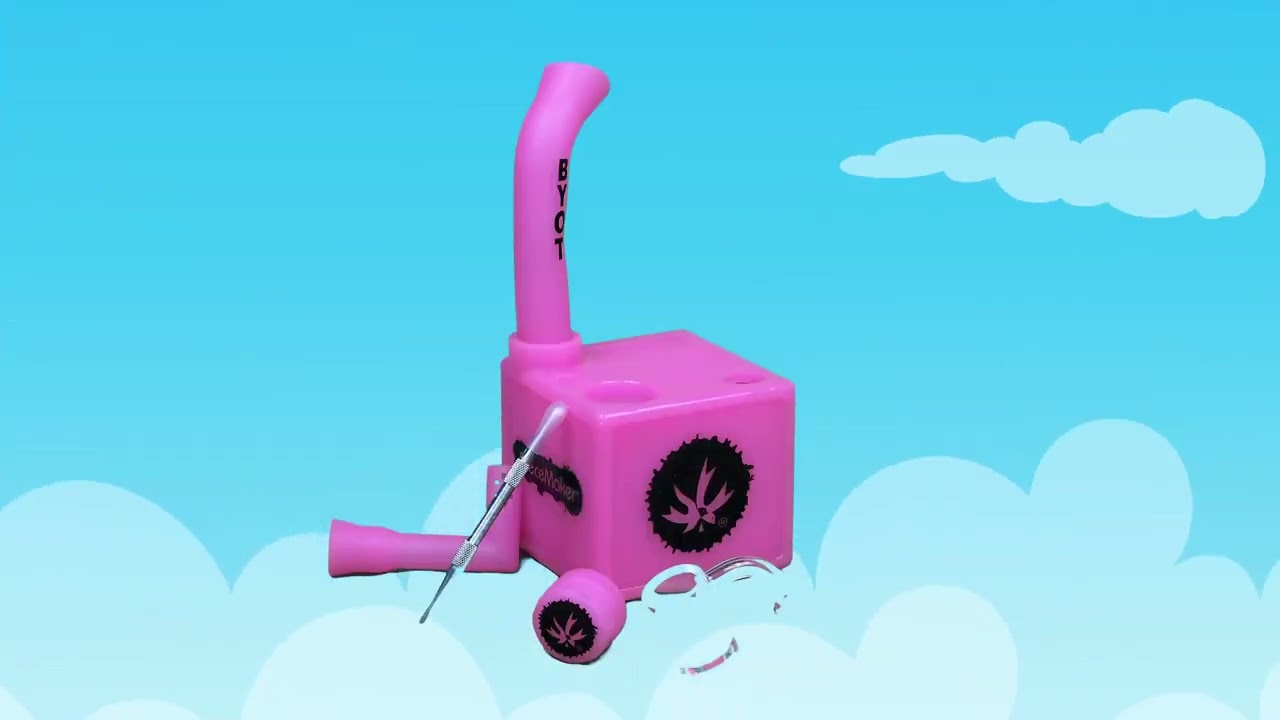 Silicone Dab Rig in a funky shape from PieceMaker I Slimjim India