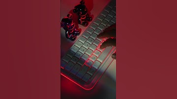 Everyone likes a keyboard that emits light, right？ #kemove #keyboard #desksetup  #keyboards