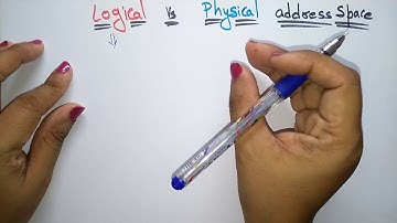Logical vs Physical address space | OS | Lec-32 | Bhanu Priya