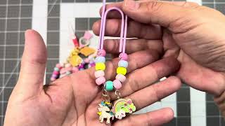 Tutorial and Project Share- Beaded Jumbo Paperclips 