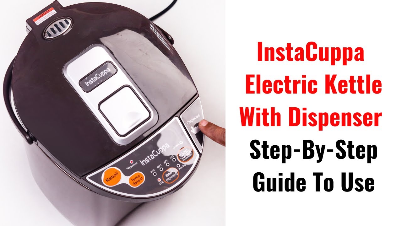 How to Use InstaCuppa Electric Kettle with Dispenser 🔥💧