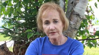 Julia Tourianski interviews Lyn Ulbricht at Porcfest.
