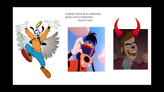 a goofy movie & an extremely goofy movie characters: good to evil
