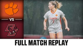 Clemson vs. Boston College Full Match Replay | 2023 ACC Women's Soccer