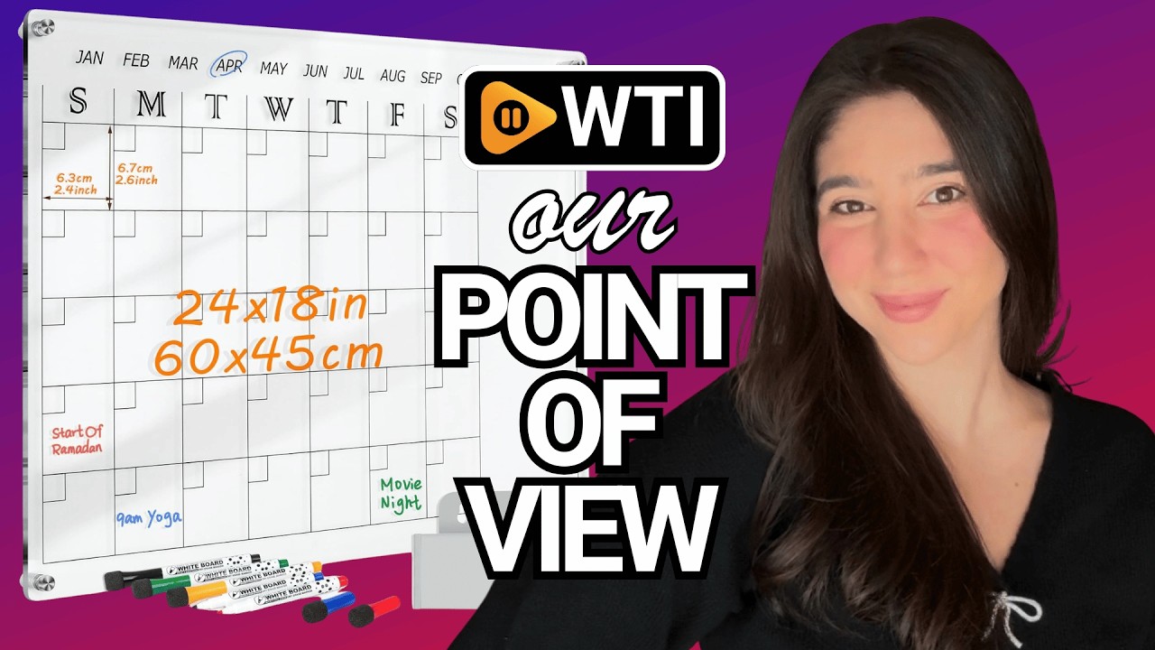 Makello Acrylic Calendar For Wall Pov Would You Buy It Youtube 