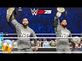 The Usos vs The New Bloodline For World Tag Team Championship - WWE 2K25 Gameplay