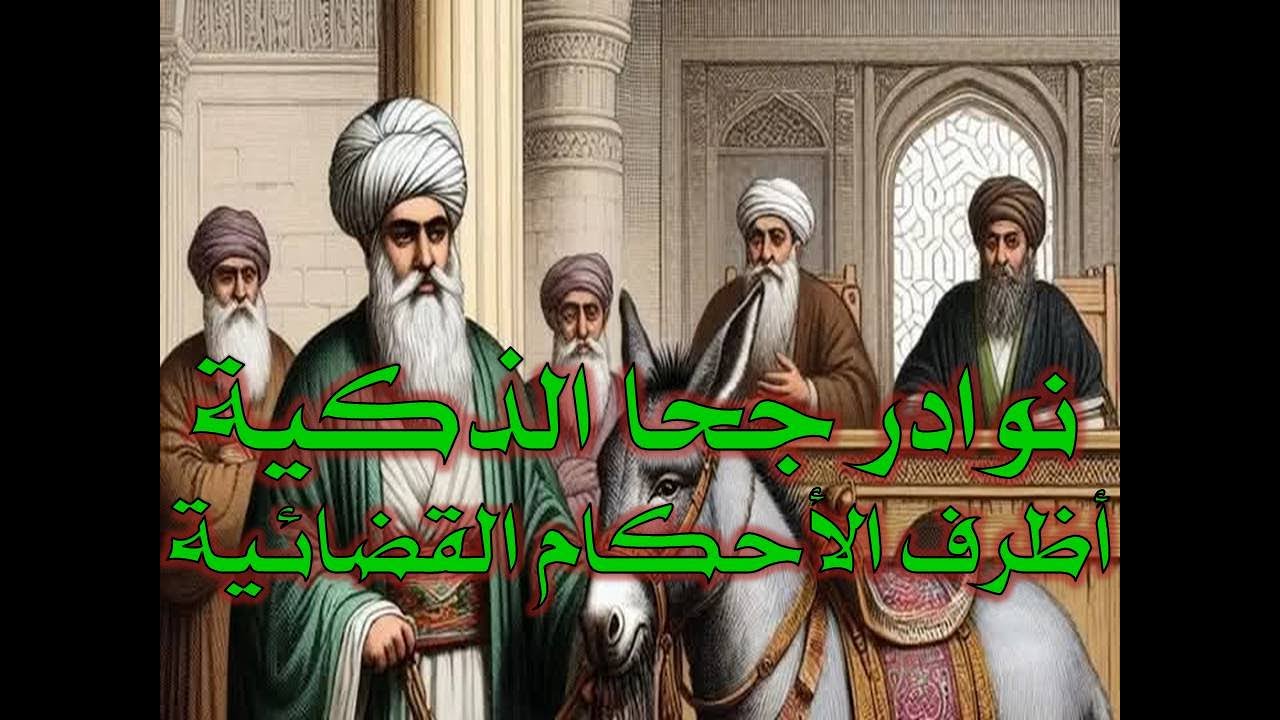 نوادر جحا الذكية مع اطرف الاحكام القضاية