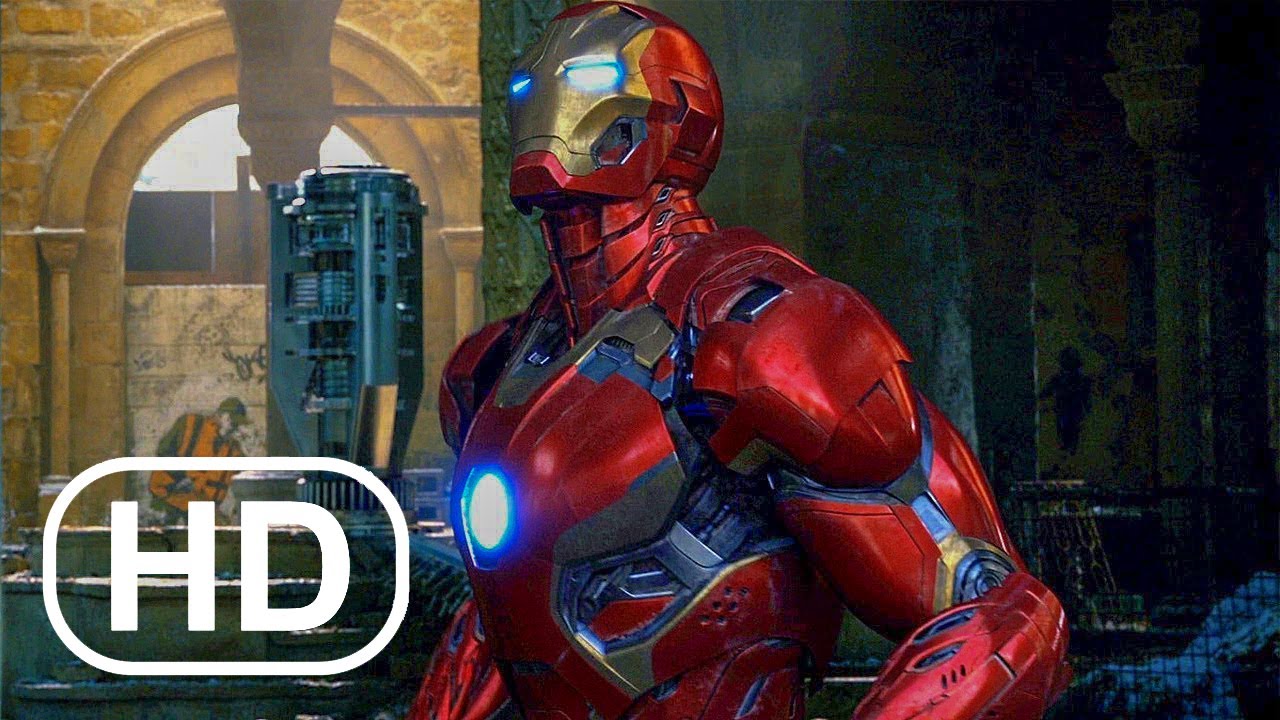 Mark 45 | Batalha de Sokovia | Vingadores: Era de Ultron (2015) | Clipe do  FIlme HD, image size:1280x720