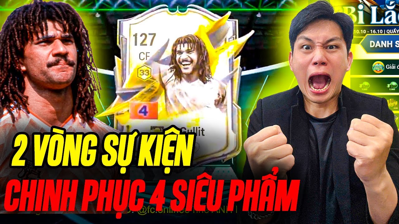2 VÒNG SỰ KIỆN + CHINH PHỤC SIÊU PHẨM GULLIT ITM+5 VÀ 3 KÈO RONALDO TRIỆU TỶ LIÊN TIẾP | TÙNG BÙI