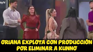 ORIANA EXPLOTA CON LA PRODUCCIÓN POR ELIMINAR A KUNNO | LA CASA DE LOS FAMOSOS EN VIVO