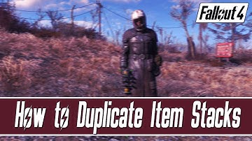 Fallout 4: How to Duplicate Stacks of Items! (AFTER PATCH) (Fallout 4 Glitches)