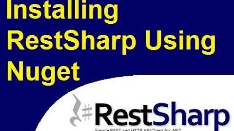 HowTo Install RestSharp using NuGet for Microsoft Visual Studio 2015, 2016, 2017