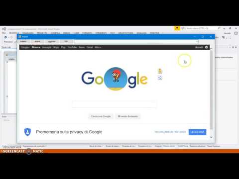 come creare un web browser con visual studio parte (2)