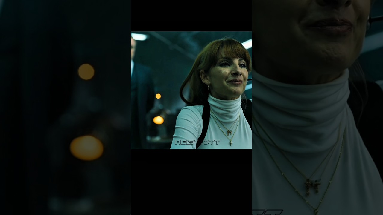 Alicia Sierra and professor 📞 calling. money heist series hindi short. Hindi ott. HeistOTT.