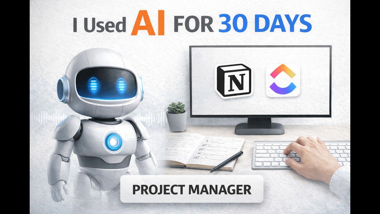 I Used AI to Manage My Life for 30 Days (Project Manager System) - YouTube