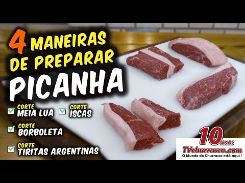 4 Maneiras de Preparar Picanha - TvChurrasco - Manual do Churrasco - Parte 13