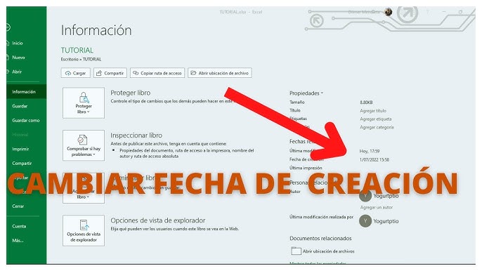 Windows 10 ≡ Diferencia entre fecha, fecha de creación y fecha de modificación.