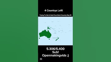 Trying To Get a Sub From Each Country Day 50 #subscribe #like #fyp #geography #map #blowup #oceania